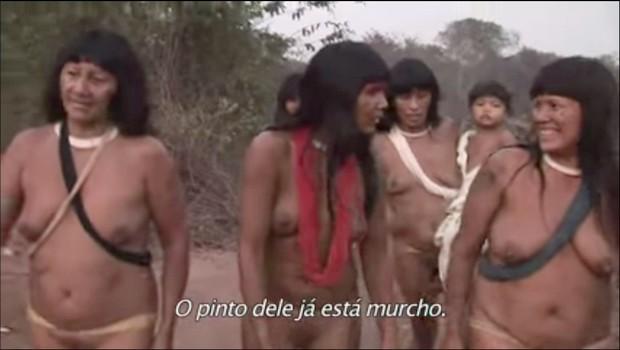 Índias do Alto Xingu obrigam os homens a fazer sexo!